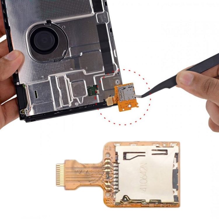 Per slot per schede TF XL per Nintendo 3DS con cavo flessibile, TF Card Slot Per slot per schede TF XL per Nintendo 3DS con cavo flessibile, TF Card Slot